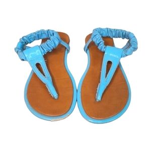 Kenneth Cole Girls Size 10 Reaction Blue Sandals Shoes